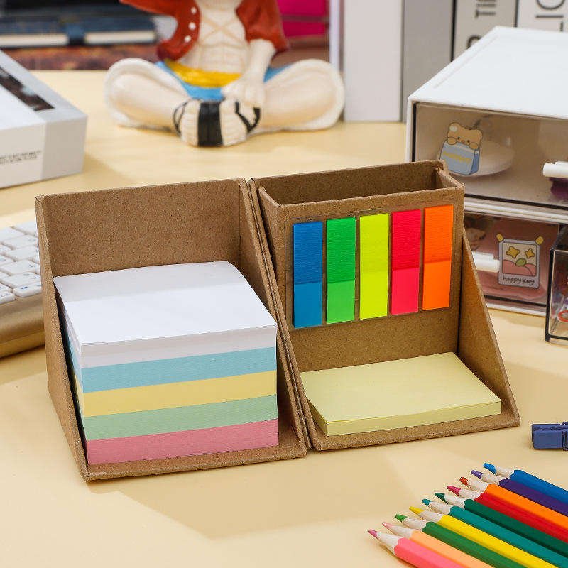Hardcover sticky note set books Custom planner diary School stationery items for students office supplies sublimation blanks