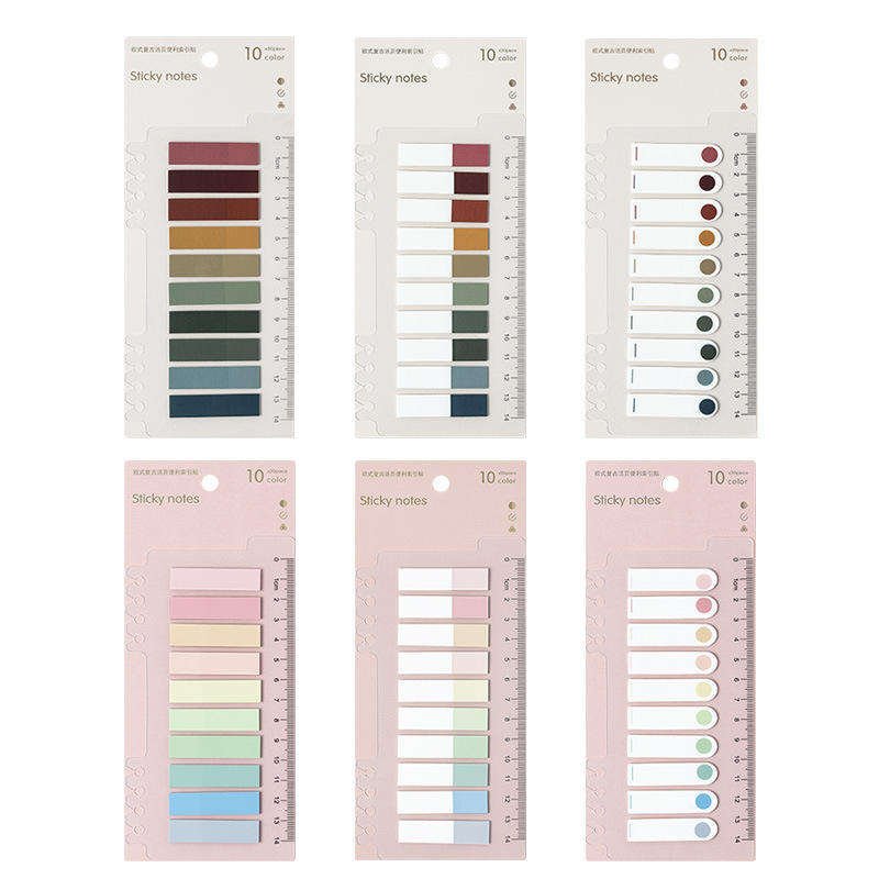 Hardcover sticky note set books Custom planner diary School stationery items for students office supplies sublimation blanks