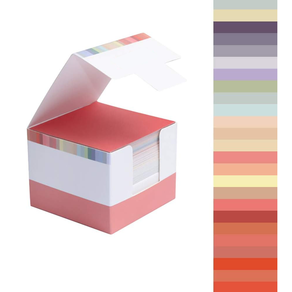 Custom non sticky note pad Blank Memo Bright Colorful Note Cube Not Sticky Origami Paper 150 Sheets/Pack