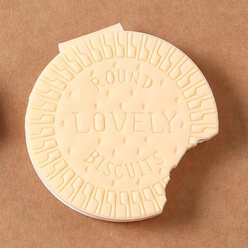 Fashion PVC chocolate cookie shaped notepad scented sticky notes.