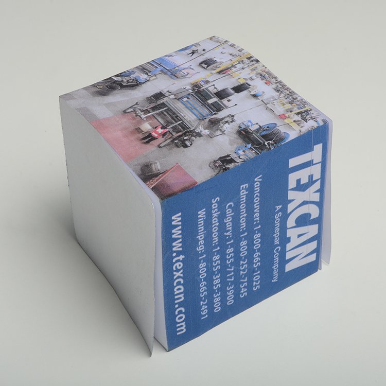 Promotional Paper Cube Memo Pad Personalized Wooden Pallet Sticky Notes with Logo