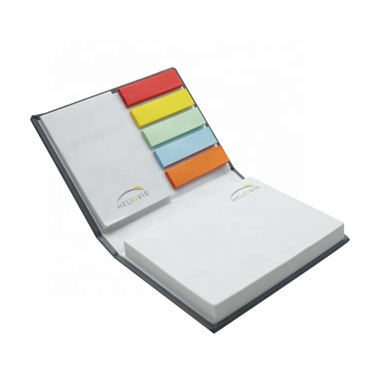 Oem Hard Cover Full Printed Self-adhesive Sticky Note Memo Pad for School
