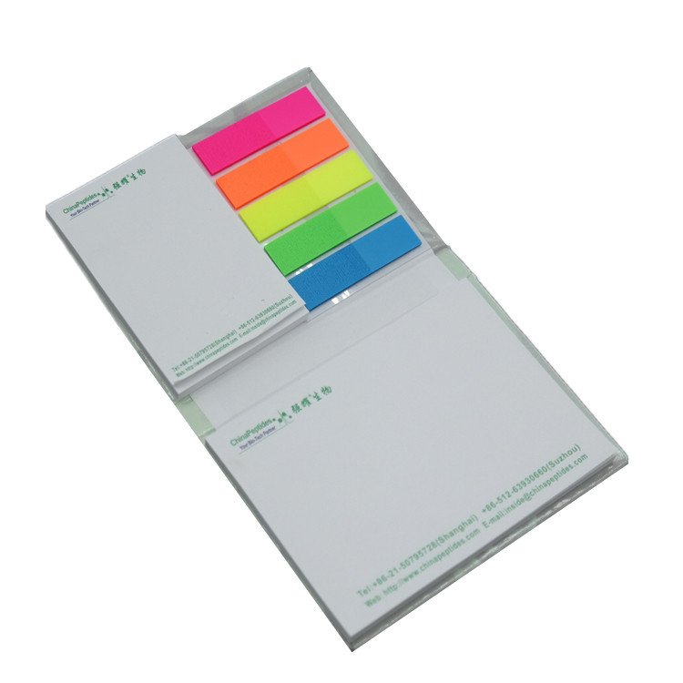 Oem Hard Cover Full Printed Self-adhesive Sticky Note Memo Pad for School