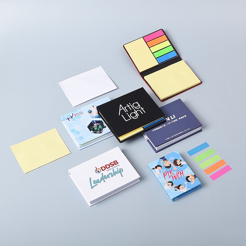Promotional Custom Logo Printing Sticky Note Pad Small Notepads with Sticky Notes for Office