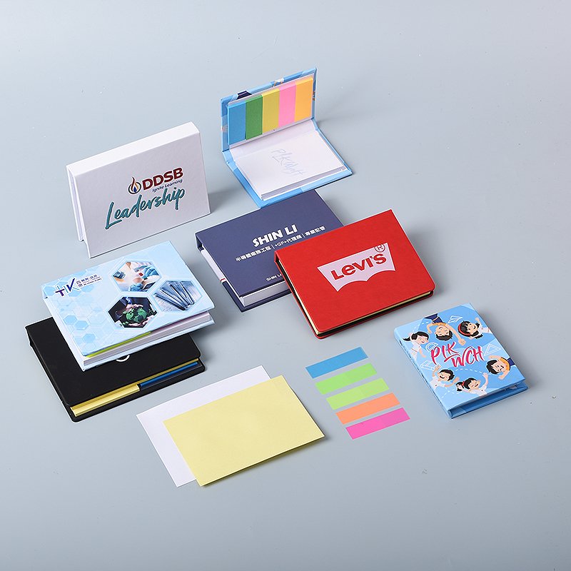 Promotional Custom Logo Printing Sticky Note Pad Small Notepads with Sticky Notes for Office