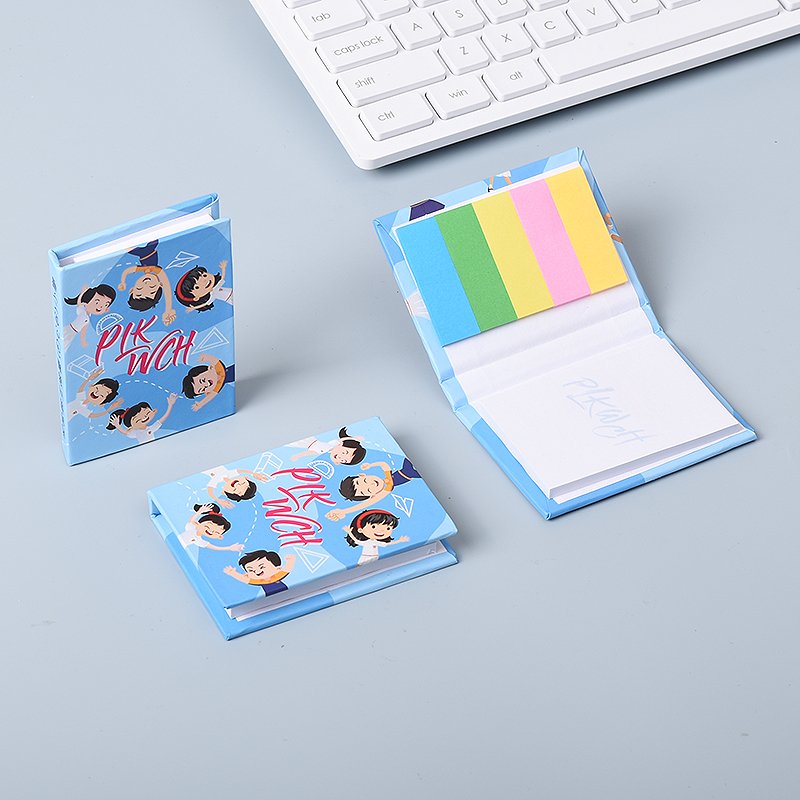 Promotional Custom Logo Printing Sticky Note Pad Small Notepads with Sticky Notes for Office