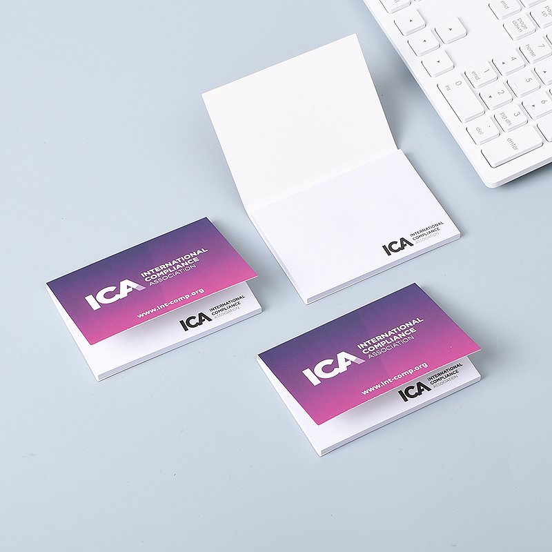 Promotional Custom Logo Printing Sticky Note Pad Small Notepads with Sticky Notes for Office