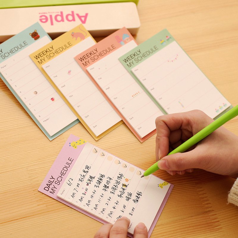 Myway Custom Cute Mini Funny Memo Pads To Do List for Work and Office Gift for Coworker Notepads 50 Sheets Per Pad