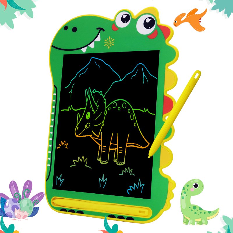 Drawing Graphics Tablet Cartoon Shape Colorful Screen Drawing Tablet 8.5inch Lcd Writing Tablet For Kids