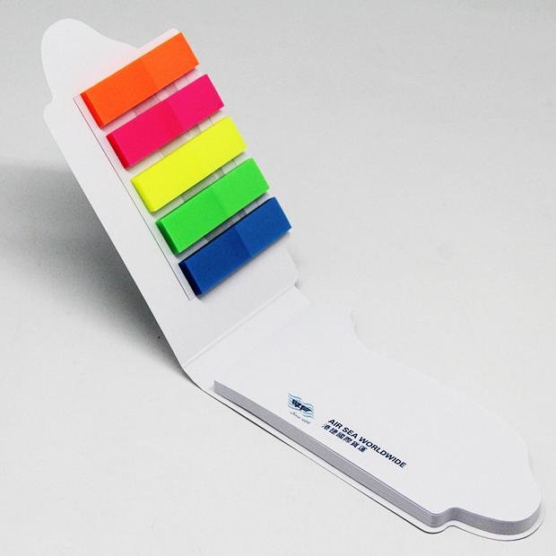 Creative Hard Shell Cover Memo Pad Cartoon Plane Ship Car Sticky Note Note Message Special Shape Sticky Note Set
