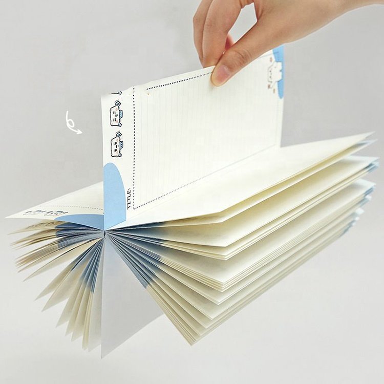 Manufacturer Reusable To Do List Kawaii Anime Sticky Notes Transparent Lined Custom Sticky Notes Paper Memopad