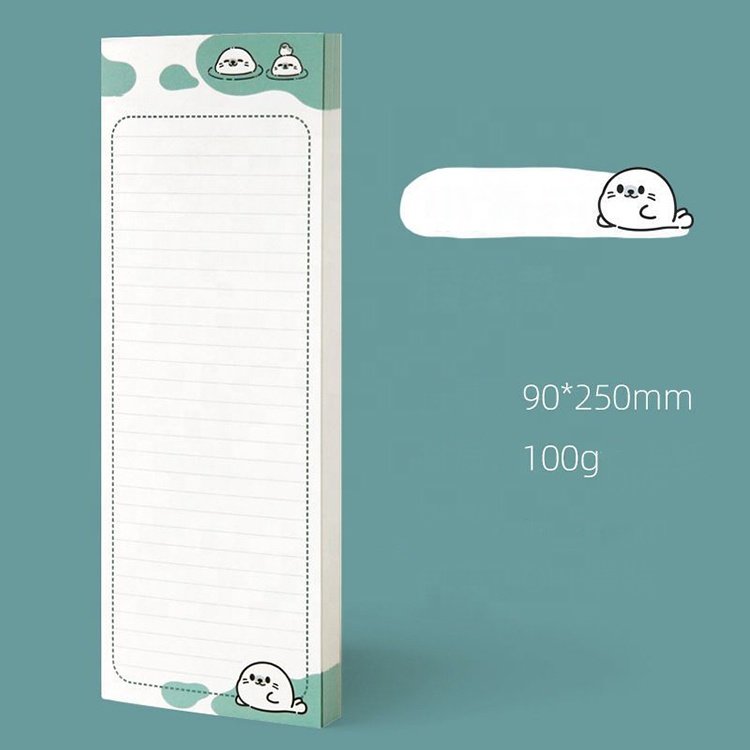 Manufacturer Reusable To Do List Kawaii Anime Sticky Notes Transparent Lined Custom Sticky Notes Paper Memopad