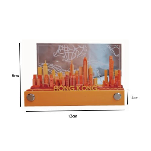 Hong Kong City Notes Creative Desktop Decoration Paper Carving Memo Pads Unique Gifts