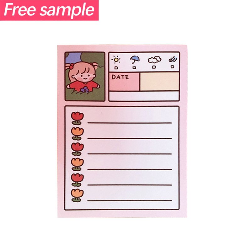 To Do List Custom Undated Daily Kawaii Cute Mini sticky note Notepad Customizable Schedule Memo Pads