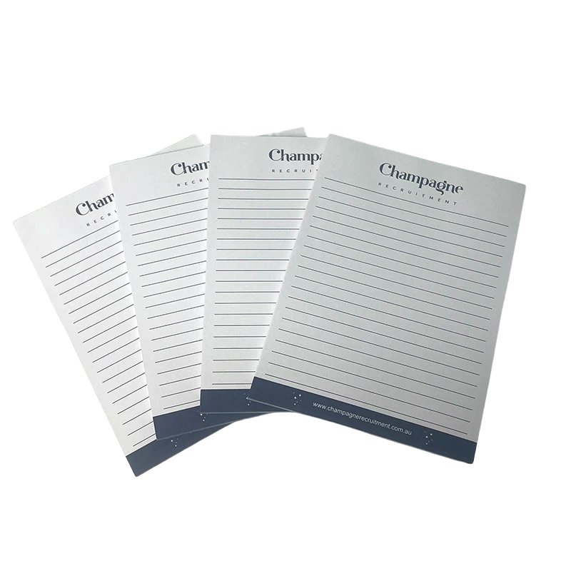 Custom Printed Personalised A4 A5 Office Business Conference Stationery Notepad Writing Paper Note Memo Pads With Logo