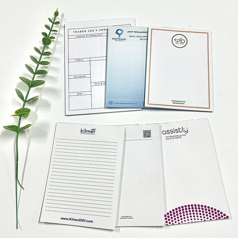 Custom Printed Personalised A4 A5 Office Business Conference Stationery Notepad Writing Paper Note Memo Pads With Logo