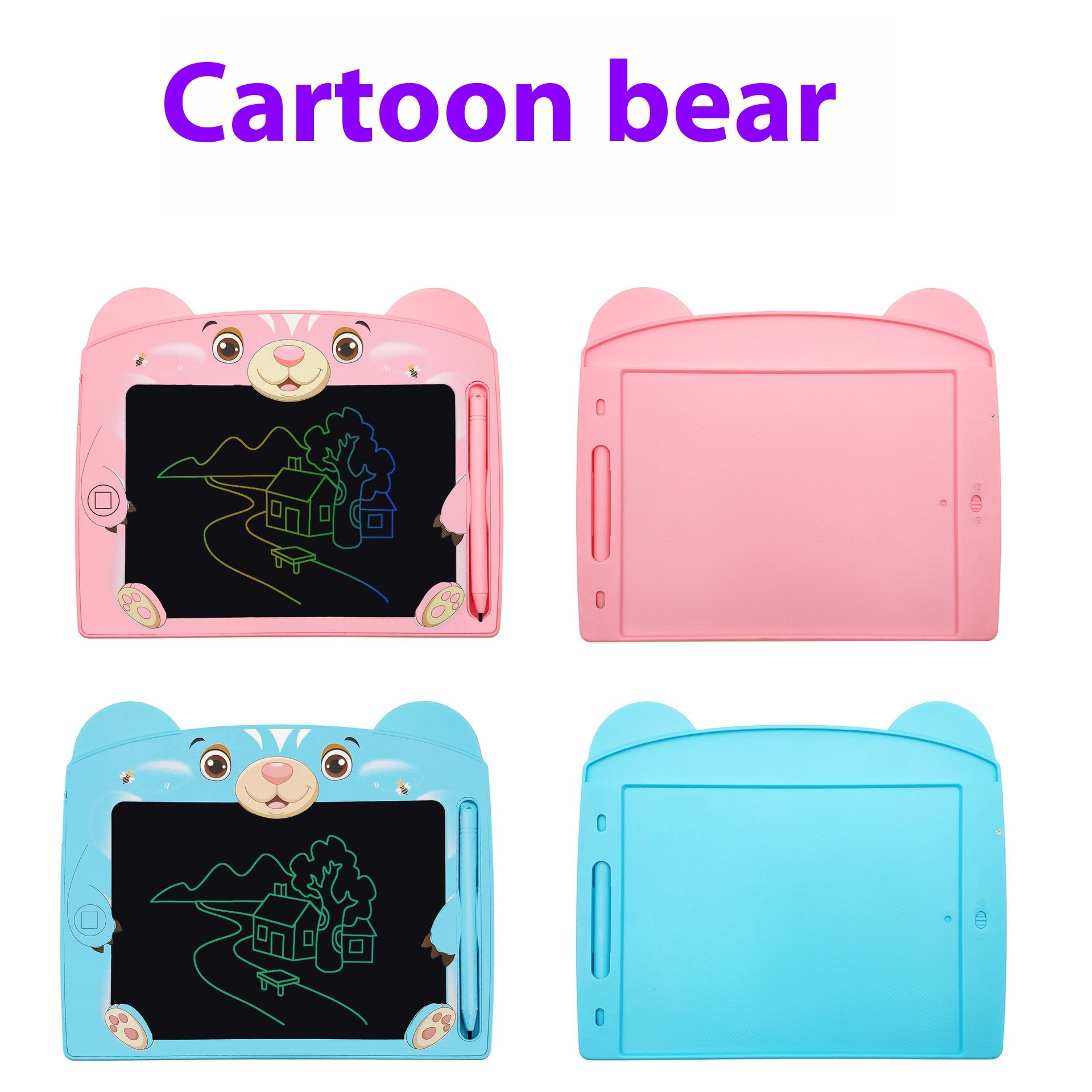 ABLE notepad Cartoon multi color LCD Drawing Board Battery Version Custom stationery lcd writing pad 12 inch