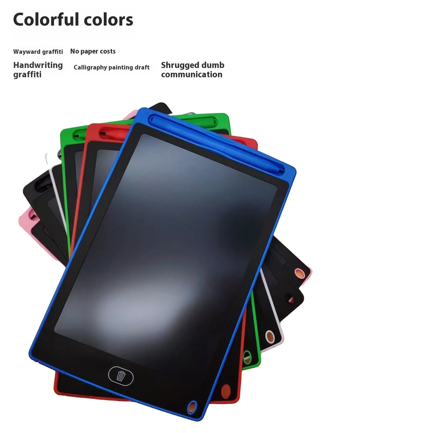 ABLE notepad 12 inch LCD handwriting board single color drawing board Custom stationery lcd writing pad 12 inch