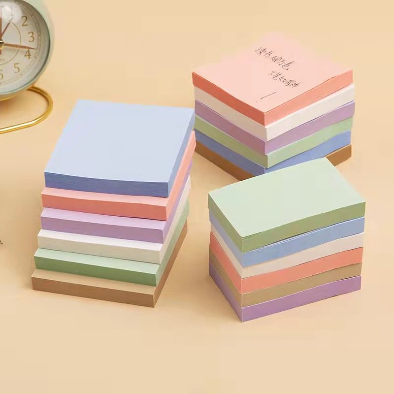 Customized Notebook Sticky Notes Self-Adhesive Colored Sticker Bookmark Notepad Memo Pad With Pen Set Logo Printing