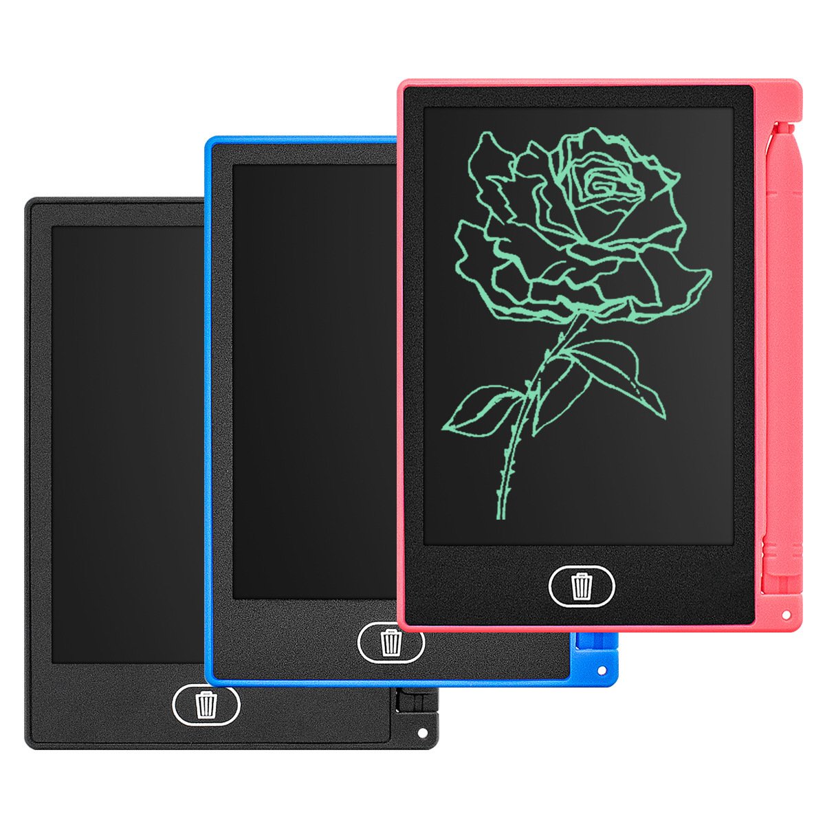 New 8.5" 10" inch digital electronic drawing boards dual colorful screen lcd writing tablet memo erasable drawing pad for kids