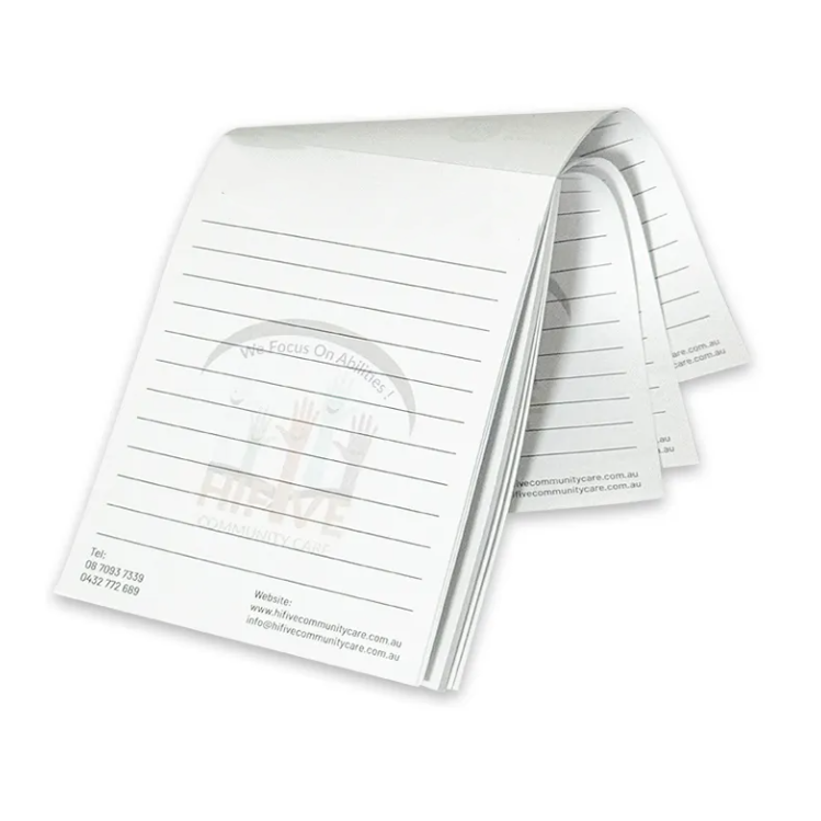 High Quality A4 A5 A6 Customised Personalised Notepads with Loose Leaf Low Cost Custom Logo Printed