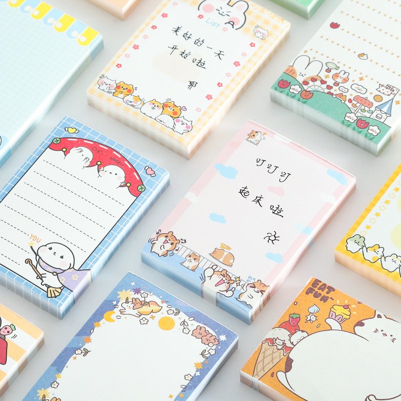 Office Accessories Paper Memo Pad School Supply Kawaii Stationery Papeleria Tear Off