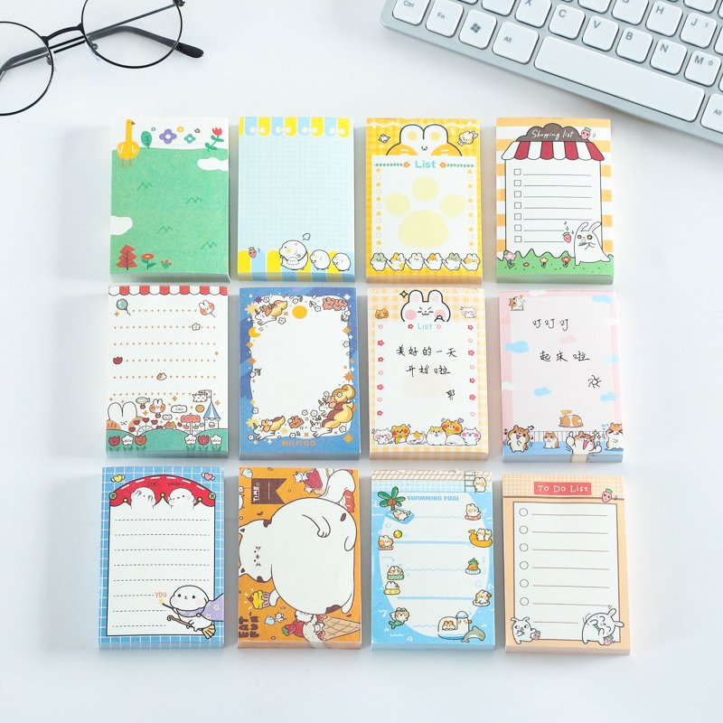 Office Accessories Paper Memo Pad School Supply Kawaii Stationery Papeleria Tear Off