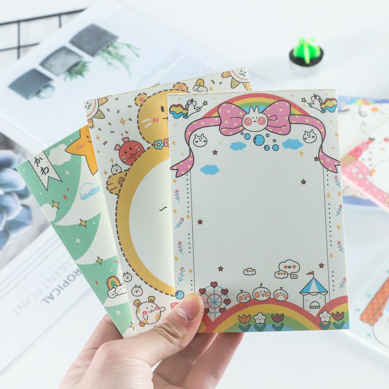 Office Accessories Paper Memo Pad School Supply Kawaii Stationery Papeleria Tear Off