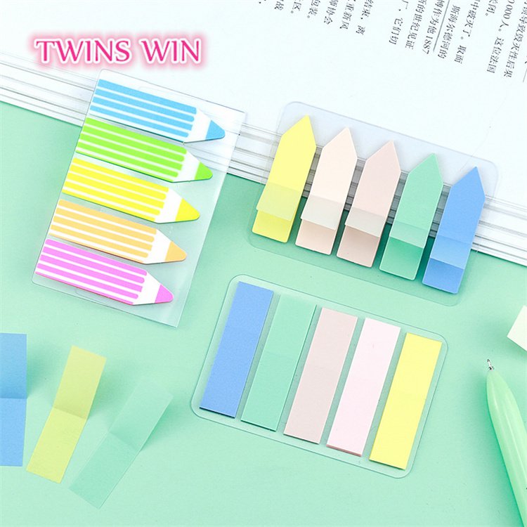 Kawaii Colorful Paper Writing Tablet Promotion Cheap Memo Notepads Office School Stationery Self-adhesive Sticky Notes 1685