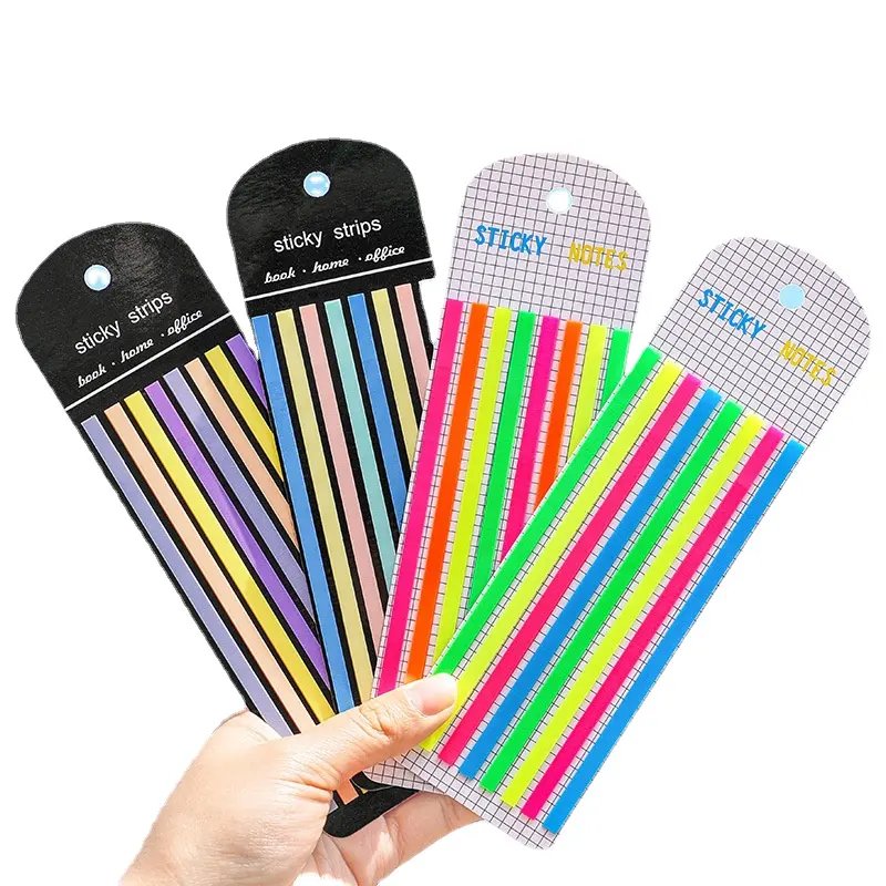 New Arrivals PET Transparent Sticky Notes Clear Sticky Notes Promotional Bookmarks for Students