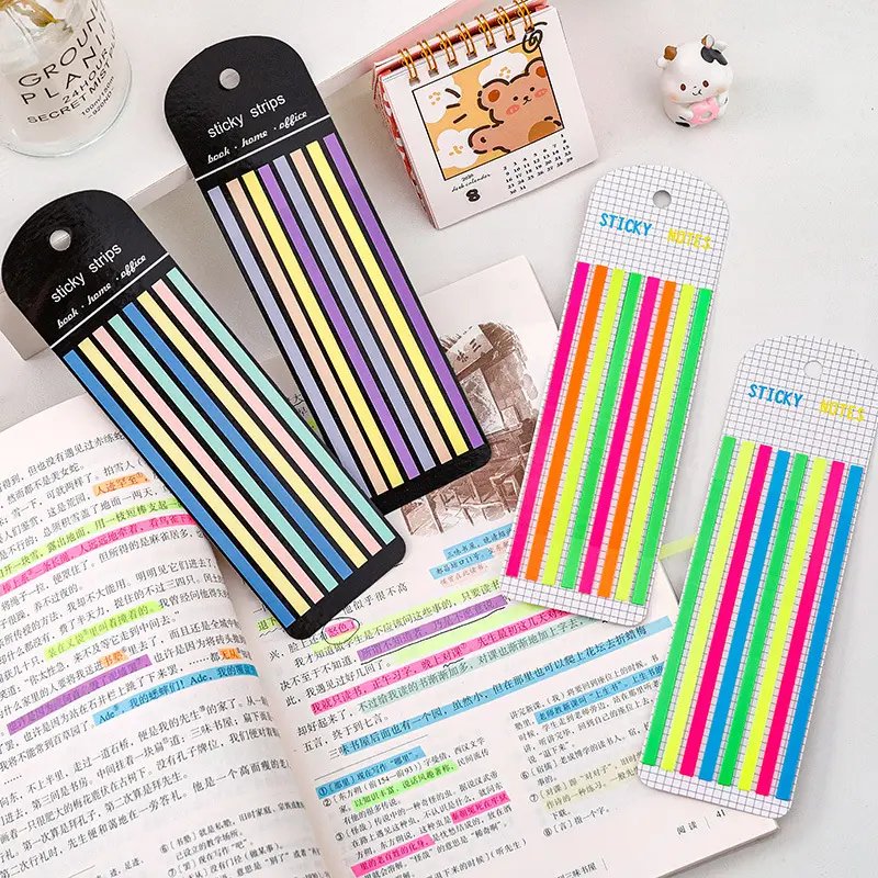 New Arrivals PET Transparent Sticky Notes Clear Sticky Notes Promotional Bookmarks for Students