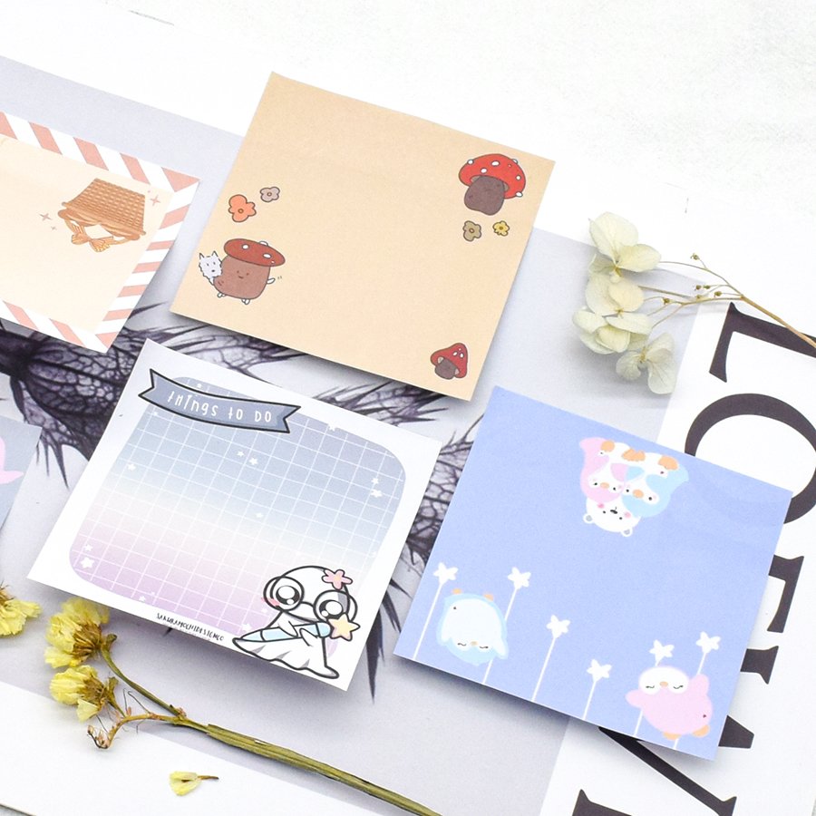 Hot Sale Mini Logo Sticky Notes Set Suitable for daily use Uniquely designed sticky notes.