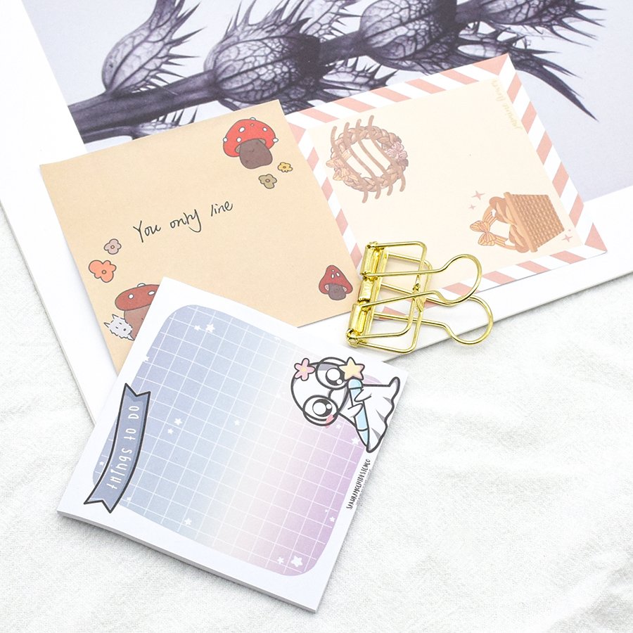 Hot Sale Mini Logo Sticky Notes Set Suitable for daily use Uniquely designed sticky notes.