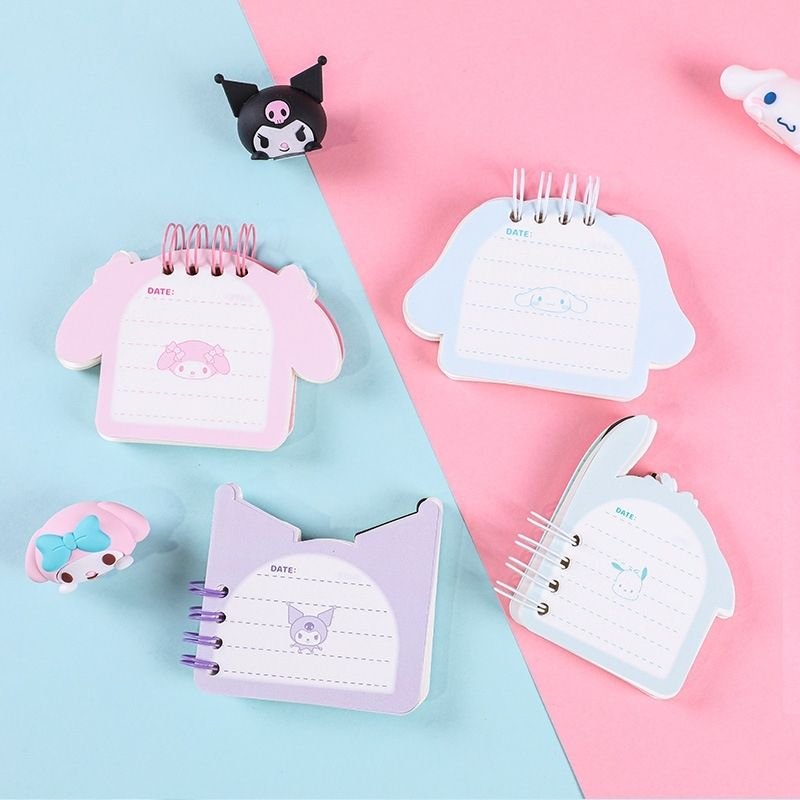 Wholesale cheap A5 spiral bound paper cover kawaii pocket notebook customizednote note book