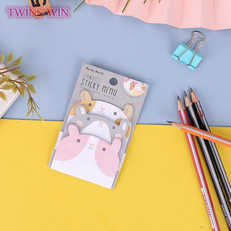 Wholesale hot sale cartoon cute sticky notes animal pig Multi layer memo pads high quality sticky note stickers009A