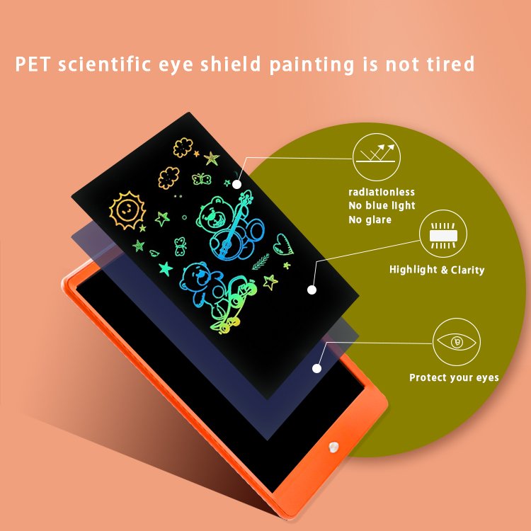 Factory Portable 10 Inch LCD Display Electronic Hand Drawing Board Plastic Writing Tablet Painting Creativity Memo Pads Design