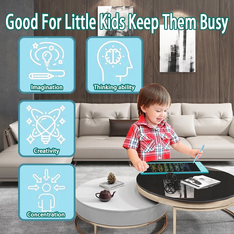 Factory Portable 10 Inch LCD Display Electronic Hand Drawing Board Plastic Writing Tablet Painting Creativity Memo Pads Design