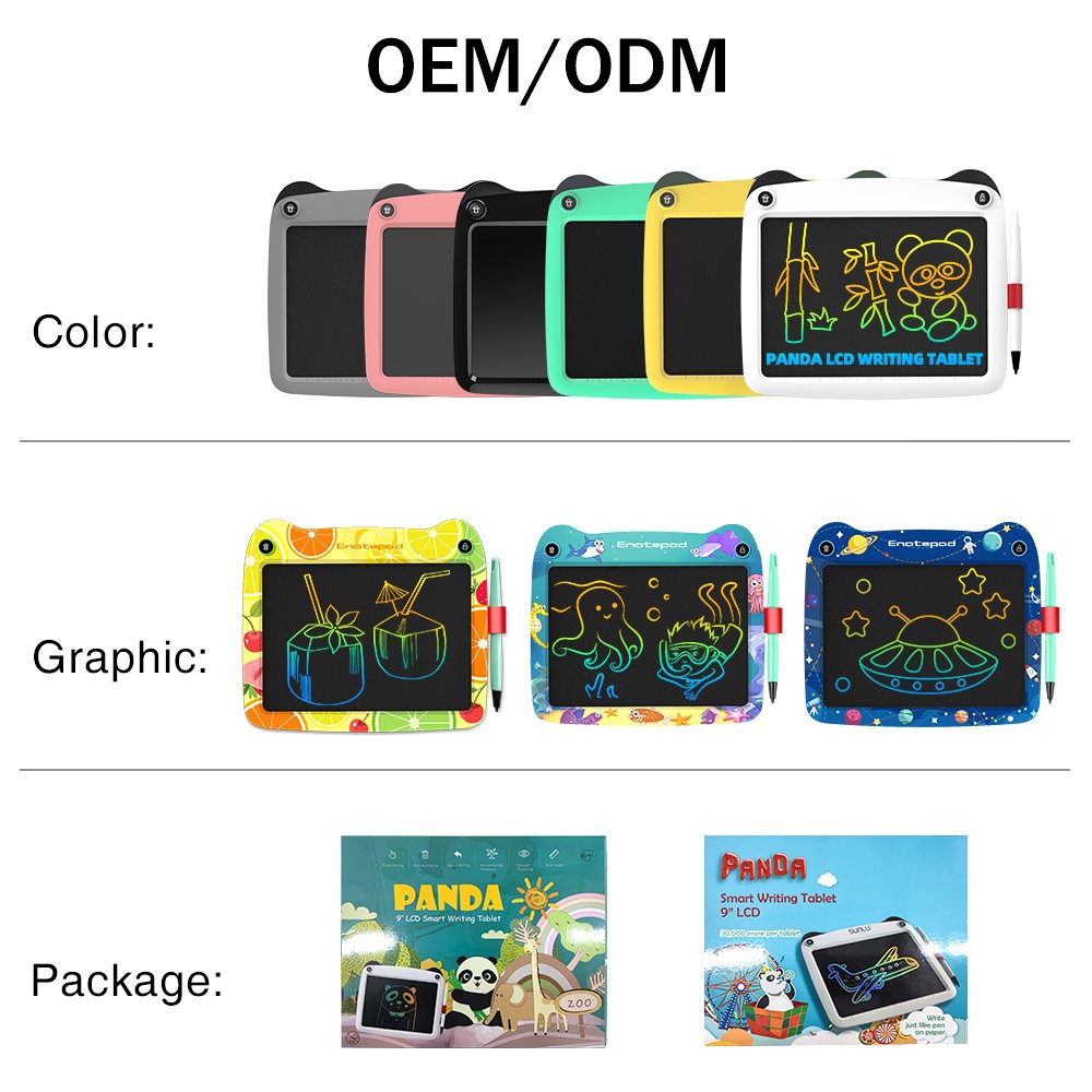 OEM ODM Notepads Anak-anak Nook Small Return Tableta Adults Gift Escritura Luminous Lap Writing Notebook And Smart Pen Set