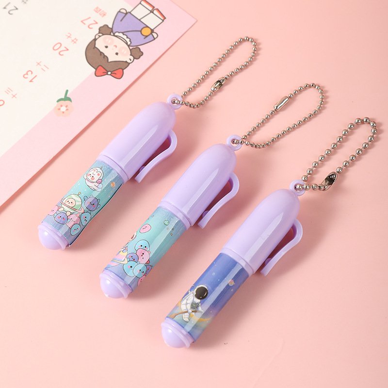 Cute Cartoon A7 with Pen Glue Cover Book Set Creative Mini Handbook Children's Notepad Notebook