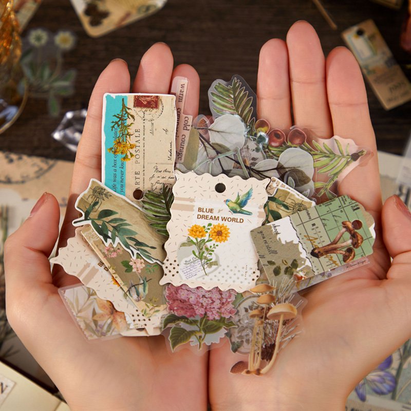 Vintage Decorative Hand Account Literature And Art Scrap-booking Stationery Decoration Memo Customization Paper Set