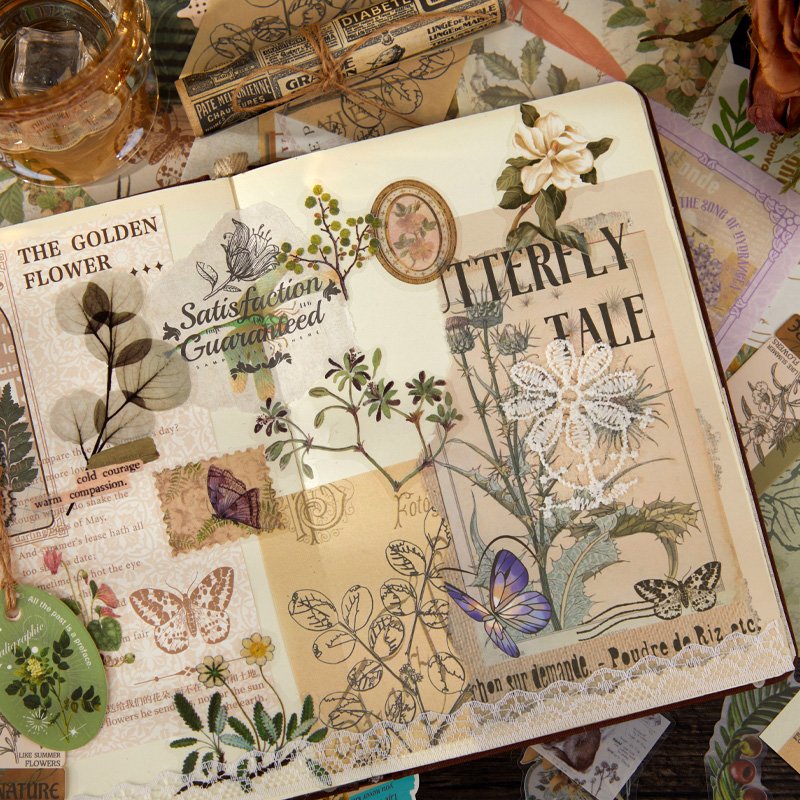Vintage Decorative Hand Account Literature And Art Scrap-booking Stationery Decoration Memo Customization Paper Set