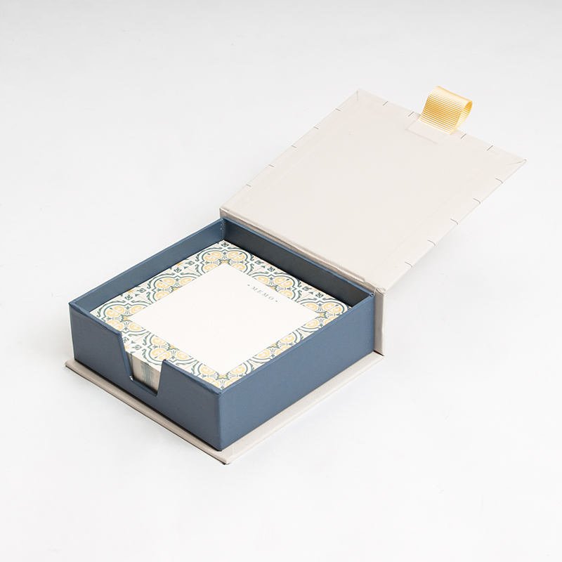 Desk Organiser Box Sticky Memo Note Sets Memo Pads in Folding Cube Box