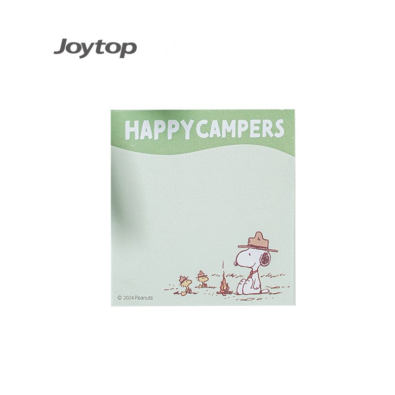 Joytop 101355 Wholesale happy campers - notepad 7.6*7.6cm note pad memo pads cute stationary
