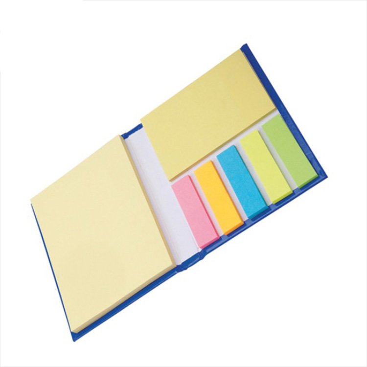 Promotional 6 pack offset paper recycled eco friendly memo pad table top custom fridge sticky notes