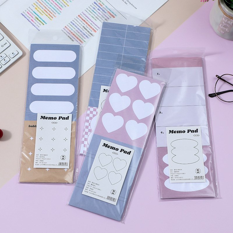 B5 sticky tear notepad INS style 80g paper material 50 sheets cute cartoon students plan calendar memo note wholesale printing