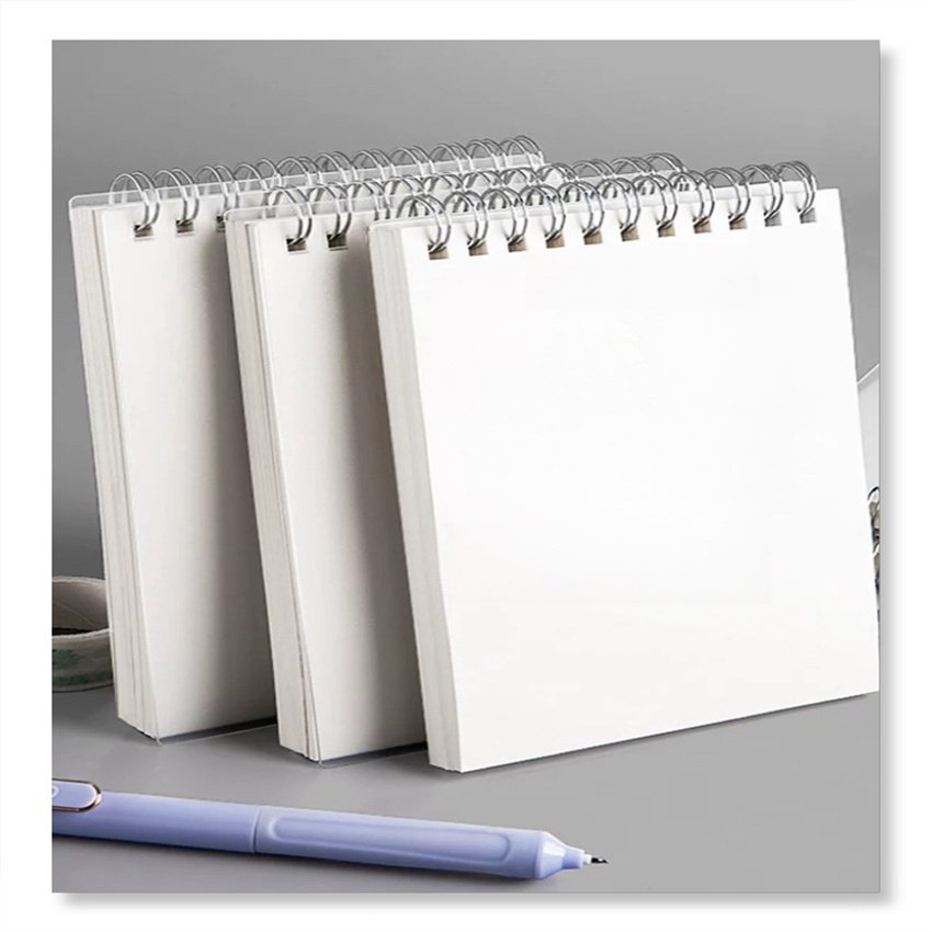 Custom Simple A4 Large Notebook Thickened Wireless B5 Sketch Book with Blank Pages for Mathematics Drawing and Sketching