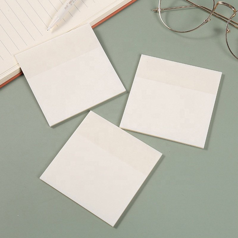 Creative Transparent Scratchpad Word Notepad Memo Pad Paper PET Sticky Notes