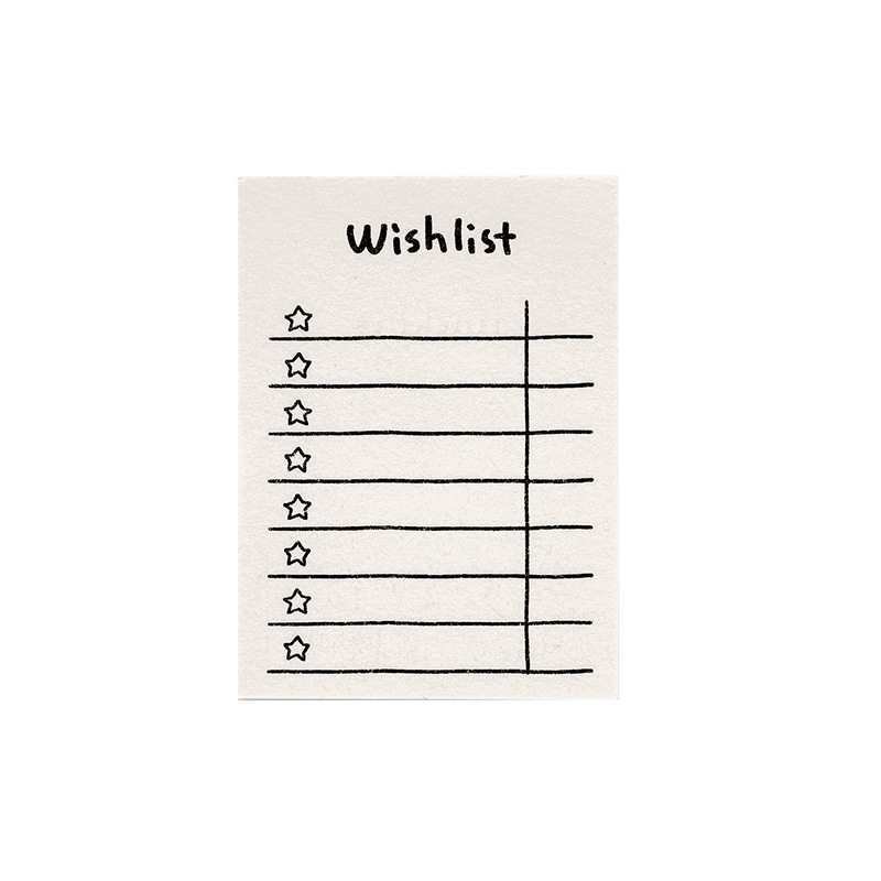 White Sticky Note Paper Daily Planner Punch Card Sticky Note Book