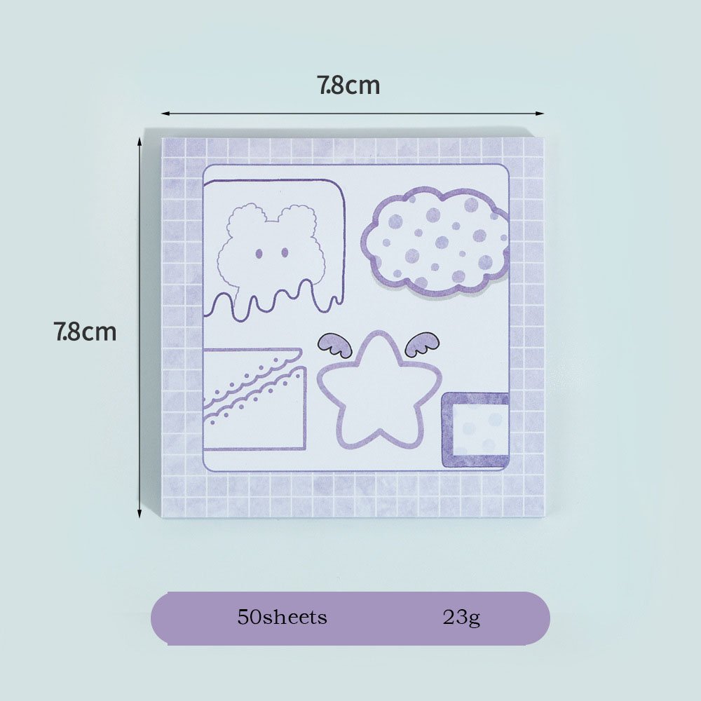 Custom Stationery Wholesale Cartoon Memo Pads Papeleria Kawaii Notebooks Animal Paper Cute Sticky Notes For School Kids