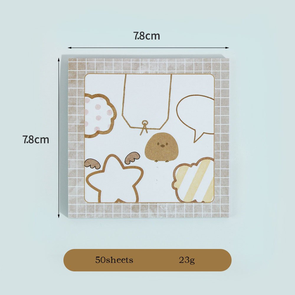 Custom Stationery Wholesale Cartoon Memo Pads Papeleria Kawaii Notebooks Animal Paper Cute Sticky Notes For School Kids